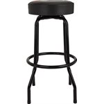 FENDER - Fender™ Tabouret de bar avec Logo Spaghetti Pick Pouch, noir / chrome, 30''