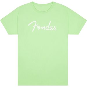 FENDER - Spaghetti Logo T-Shirt, Surf Green - XXL