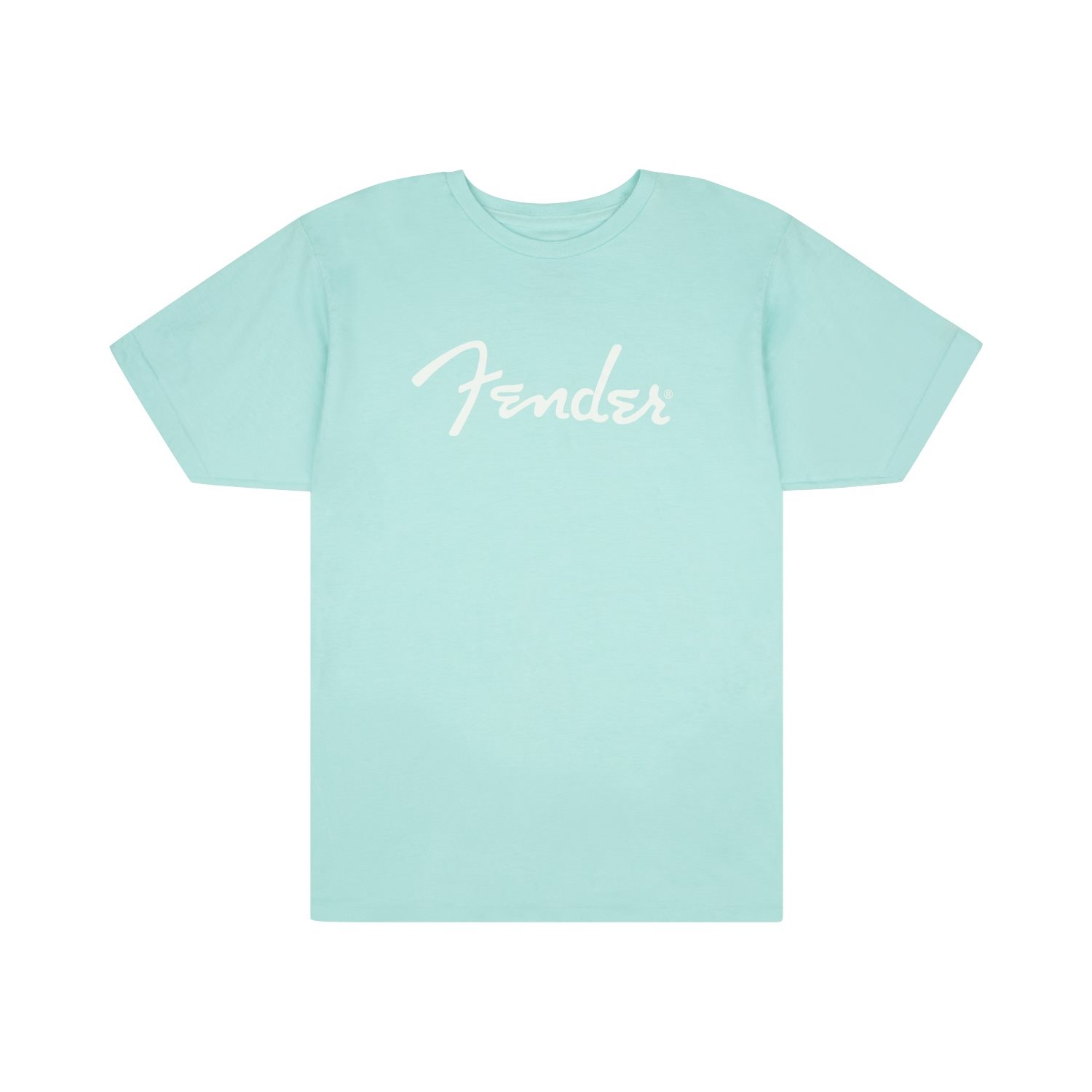 FENDER - Spaghetti Logo T-Shirt, Daphne Blue - XXL