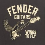 FENDER - Fender® Wings To Fly T-Shirt, Vintage Black, XXL