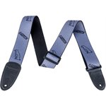 GRETSCH - Gray Penguins Strap - Black