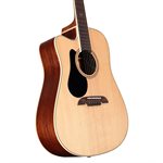 ALVAREZ - AD60LCE - guitare électro-acoustique Dreadnought - gaucher - naturel