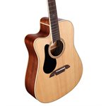 ALVAREZ - AD60LCE - guitare électro-acoustique Dreadnought - gaucher - naturel