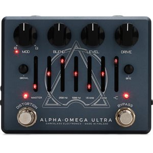 DARKGLASS - Alpha Omega Ultra V2 - Dual Bass Preamp / OD Pedal with Aux In