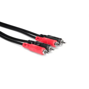 HOSA - CRA-202 - Stereo Interconnect Dual RCA Cable - 6.6ft
