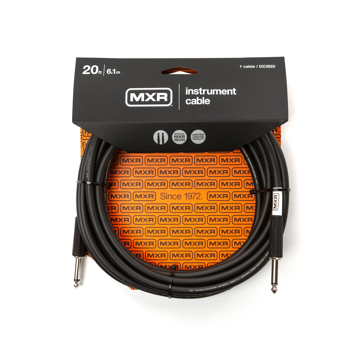 MXR - DCIS20 - Cable d'instrument standard - 20 pieds