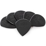 DUNLOP - 47P3-S - NYLON JAZZ III GUITAR PICKS - 1.38MM BLACK STIFFO POINT TIP (6-PACK)