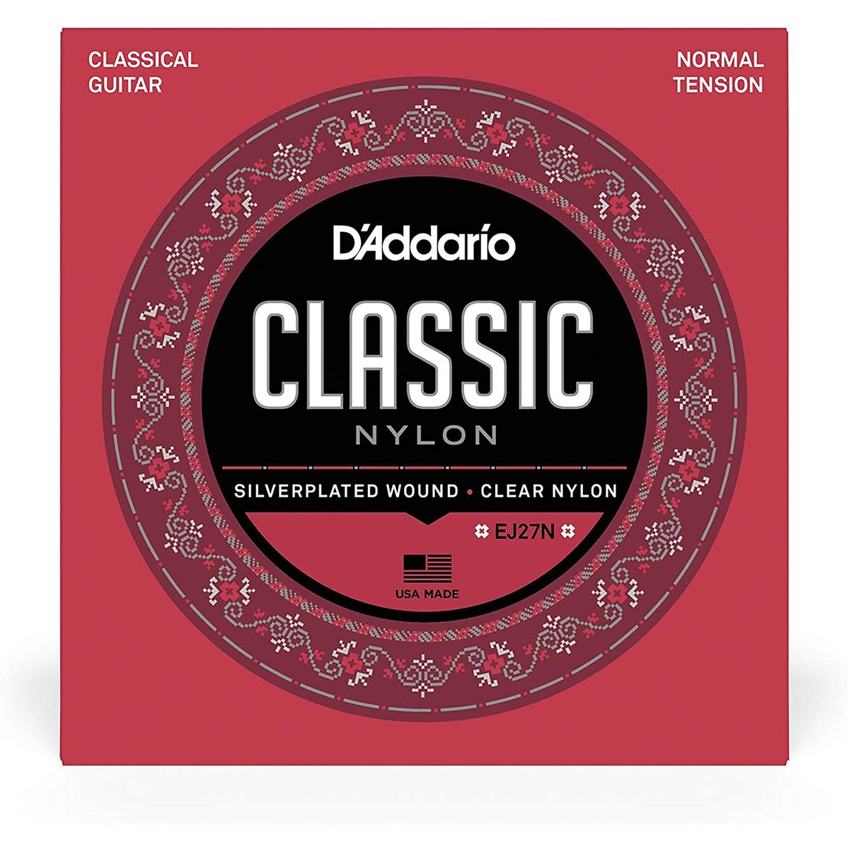 D'ADDARIO - EJ27N - CLASSICAL GUITAR STRINGS - NORMAL TENSION