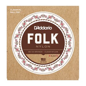 D'ADDARIO - EJ33 - Cordes guitare classique - Folk