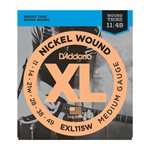 D'ADDARIO - EXL115W - electric guitar strings - wound 3rd string - 11-49