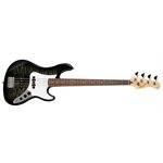 CORT - GB24JJ - Electric Bass with J Style Pickups - Trans Black