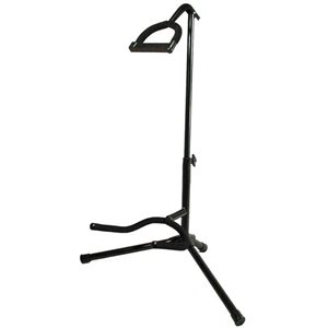 PROFILE - GS450 - Black Guitar Stand With Rubber Padded Neck Support