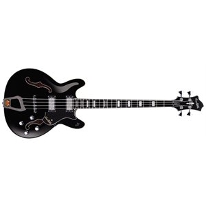 HAGSTROM - VIKB-BLK - 4 cordes - Viking Model - basse Electrique - noir brillant