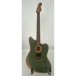 FENDER - Acoustasonic® Player Jazzmaster, Touche palissandre - Antique Olive - Démo