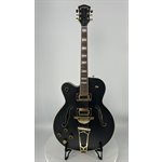 GRESTCH - G5191BK Tim Armstrong Signature Electromatic® Hollow Body, Gold Hardware - gauchère - Flat Black - Y2022 - n / s : KS21123384