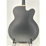 GRESTCH - G5191BK Tim Armstrong Signature Electromatic® Hollow Body, Gold Hardware - gauchère - Flat Black - Y2022 - n / s : KS21123384