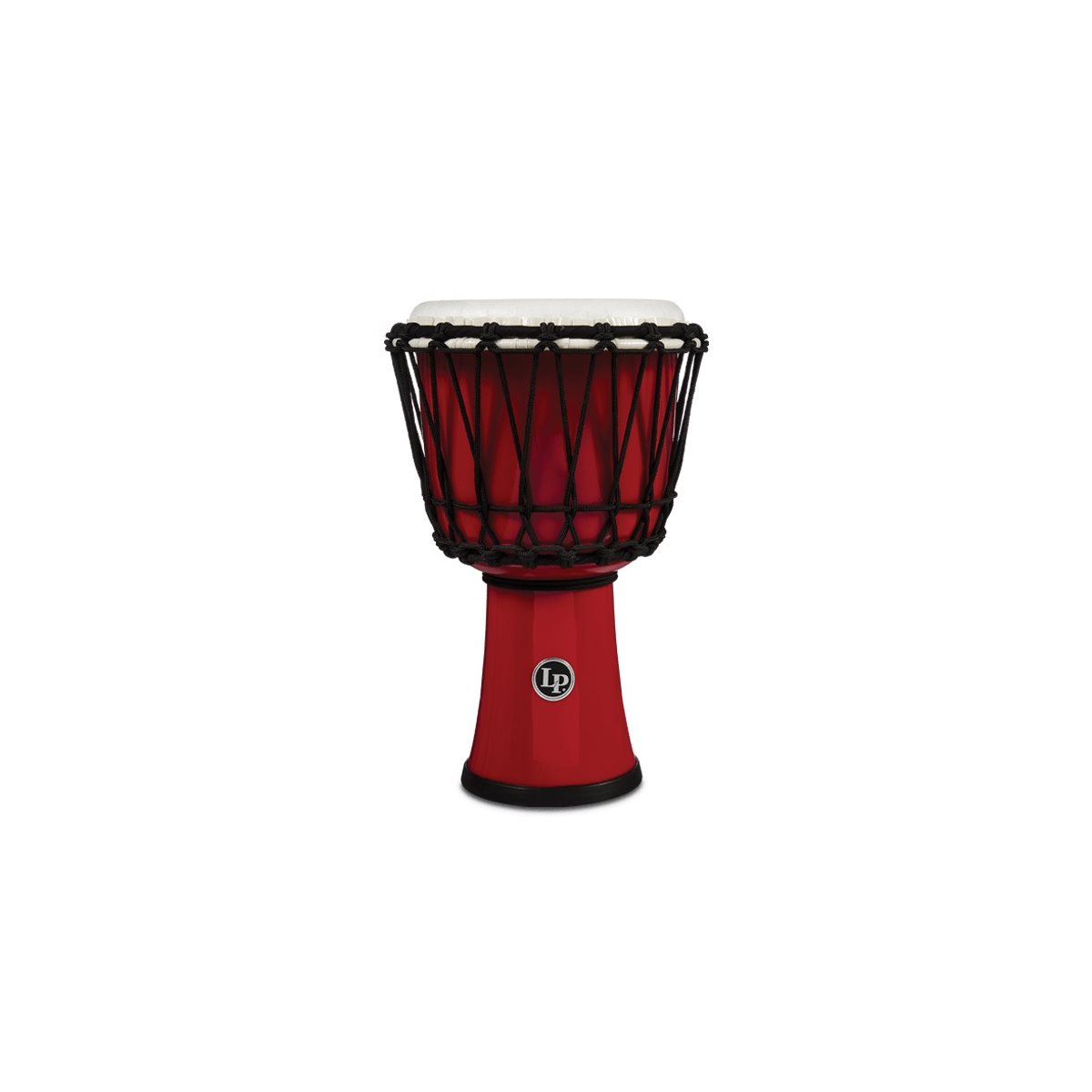 LP - LP1607RD - DJEMBE CIRCLE À CORDE DE 7 POUCES AVEC ACCORDEMENT PARFAIT - Rouge