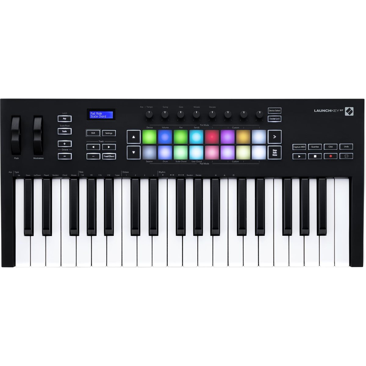 NOVATION - Launchkey 37 Keyboard MIDI Controller - Mk3 - 37 KEYS