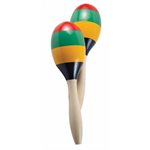 MANO - MPWM-TRI - Wooden Tricolour Maracas