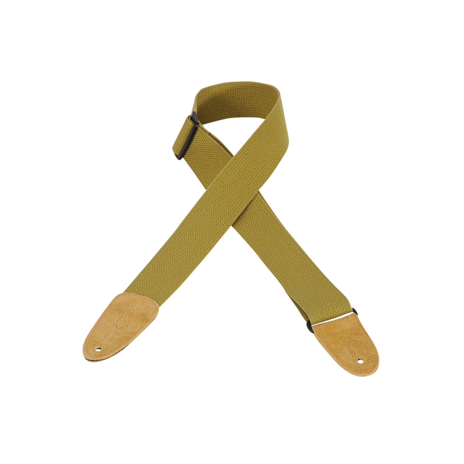 LEVY'S - MC8-TAN - Guitar Strap 2'' Tan Suede Ends And Branded Logo