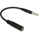 HOSA - Headphone Adapter 3.5 mm TRRS to Slim 3.5 mm TRRS