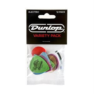 DUNLOP - PVP113 - ELECTRIC PICK VARIETY PACK - ensemble de 12 pick