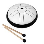 SELA PERCUSSION - SE351 - TAMBOUR À LANGUETTE MÉTALLIQUE 5.5“ B5 - Blanc