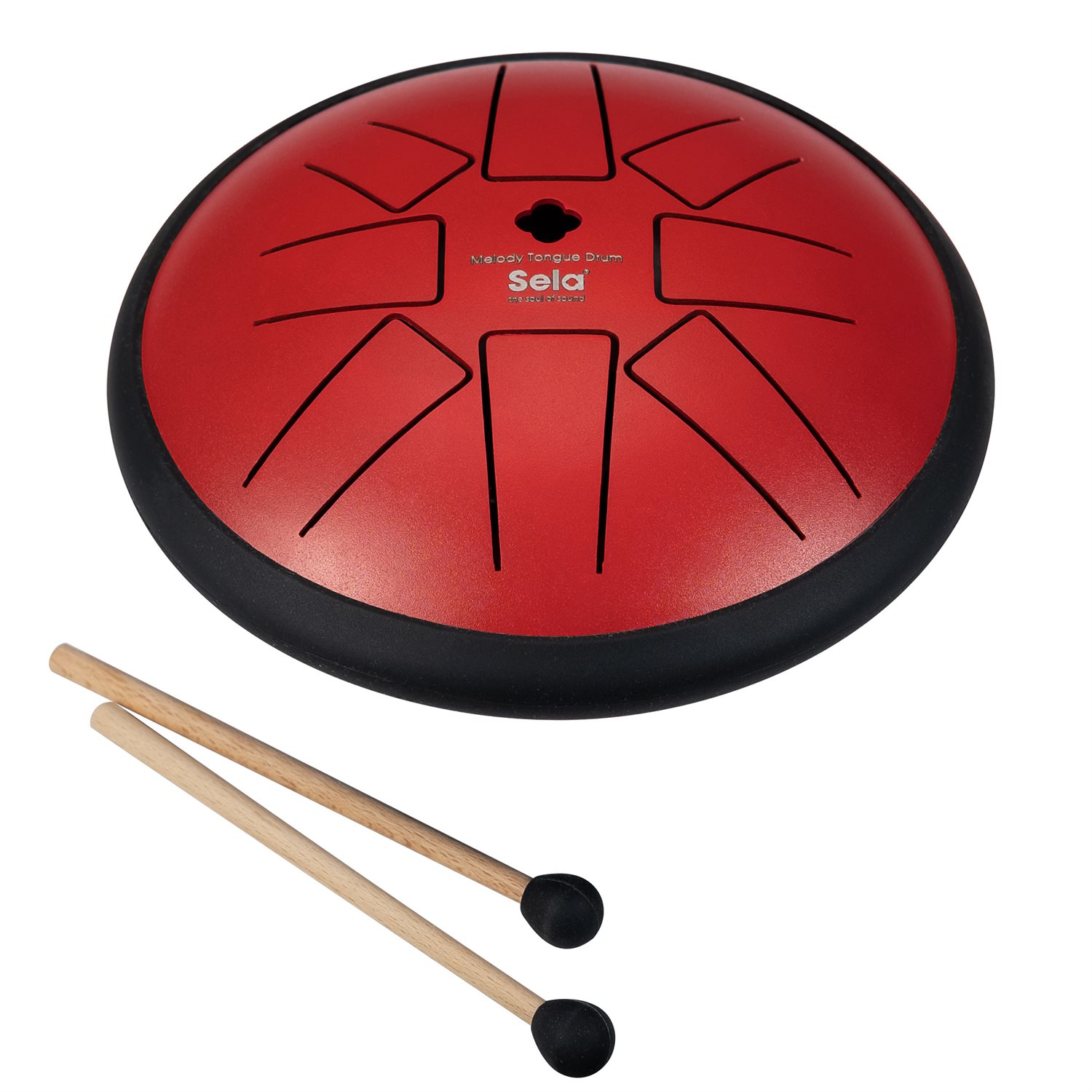 SELA PERCUSSION - SE362 - Melody Tongue Drum 6“ F Minor Pentatonic - Red