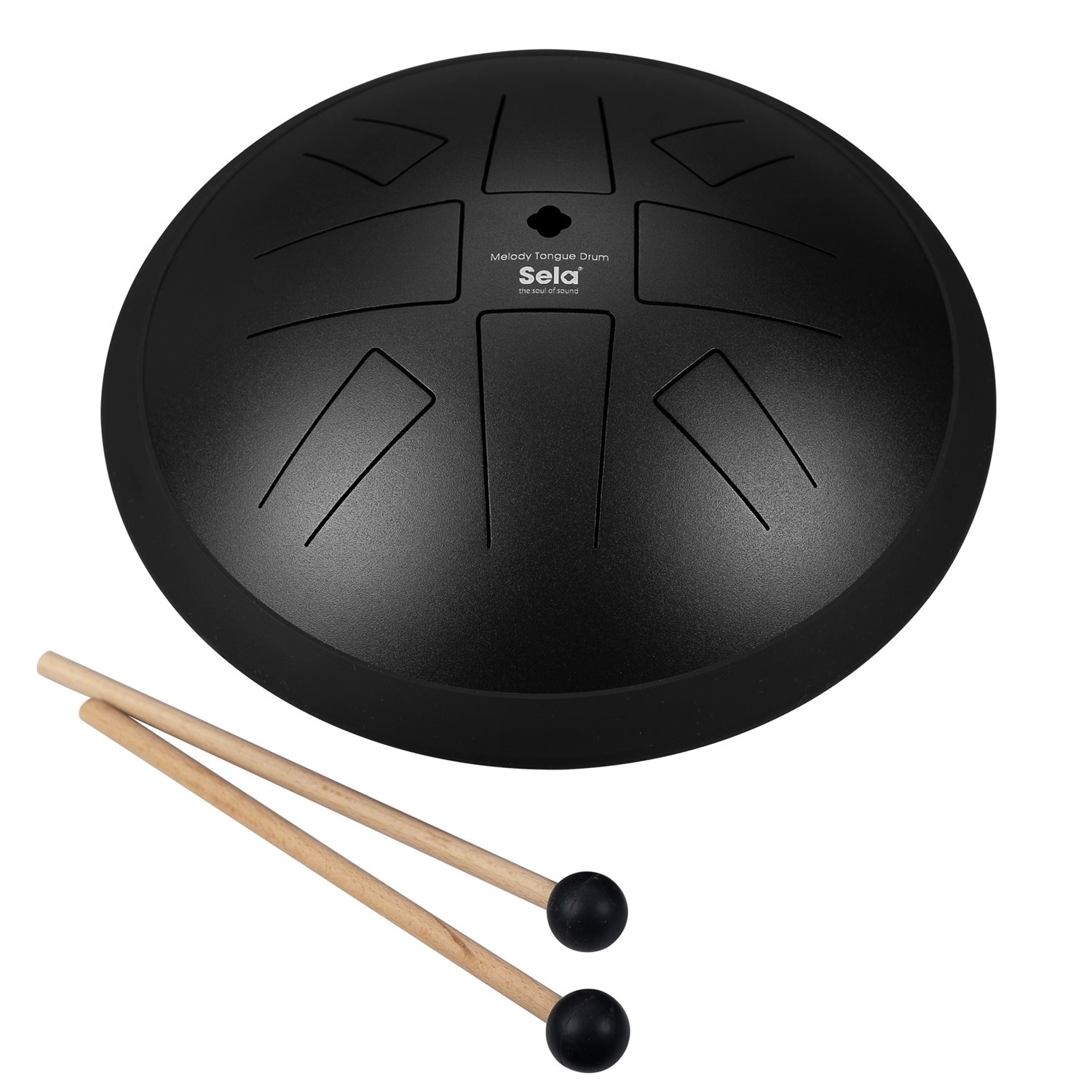 SELA PERCUSSION - Melody Tongue Drum 10'' A Hirajoshi Black