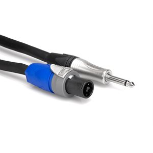 HOSA - SKT-205Q - Edge Speaker Cable - Speakon to 1 / 4 TS - 5ft