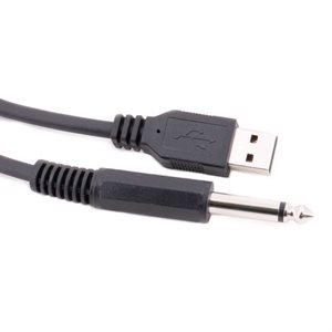 CAD - U10-A - USB-A to 1 / 4 jack - INSTRUMENT CABLE - 10'