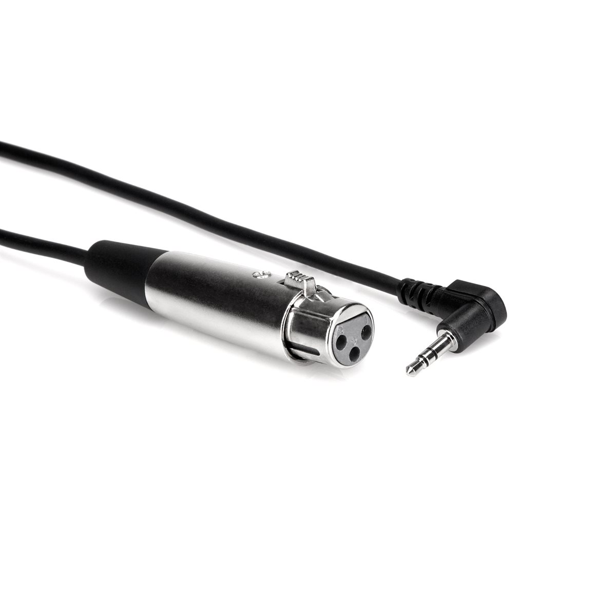 HOSA - XVM-101F - Câble XLR femelle vers TRS 3,5 mm à angle droit - 1 pied