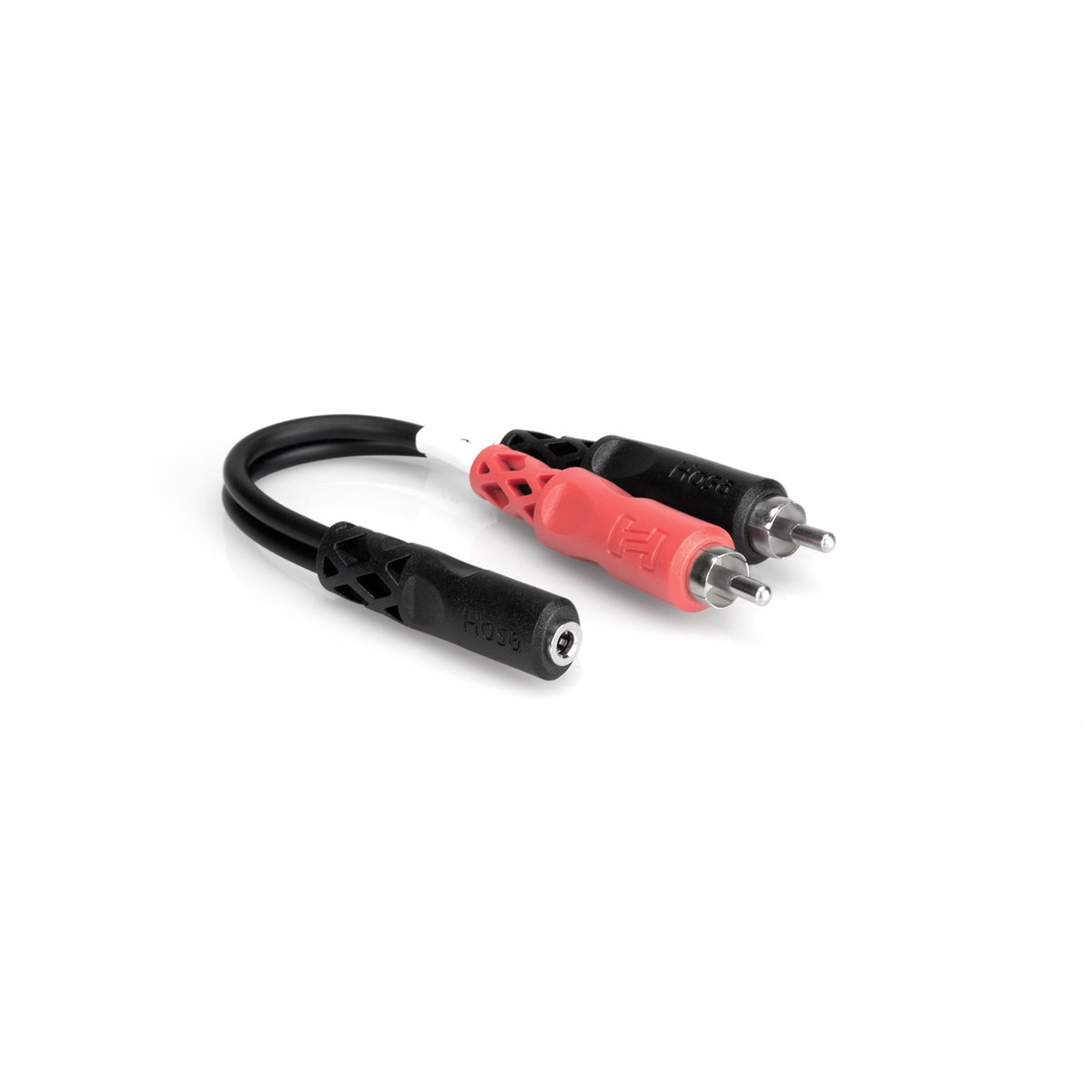 HOSA - YMR197 - Stereo Breakout Cable - 3.5mm TRS Female to Left and Right RCA Male