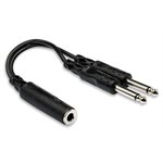 HOSA - Y Cable 1 / 4 in TSF to Dual 1 / 4 in TS