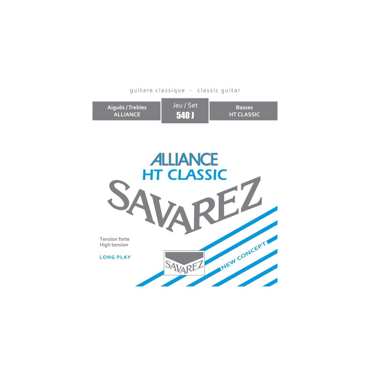 SAVAREZ - 540J - ALLIANCE - CORDES DE GUITARE CLASSIQUE - Forte TENSION