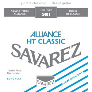 SAVAREZ - 540J - ALLIANCE - CORDES DE GUITARE CLASSIQUE - Forte TENSION