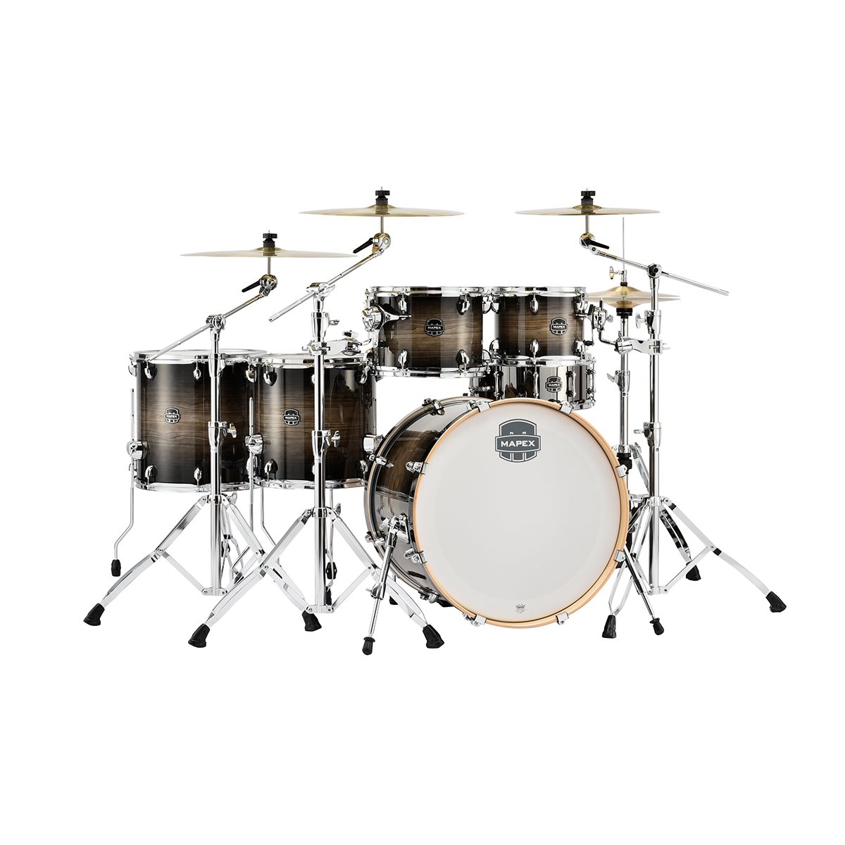 MAPEX - ARMORY 6-PIECE STUDIOEASE FAST SHELL PACK - BLACK DAWN