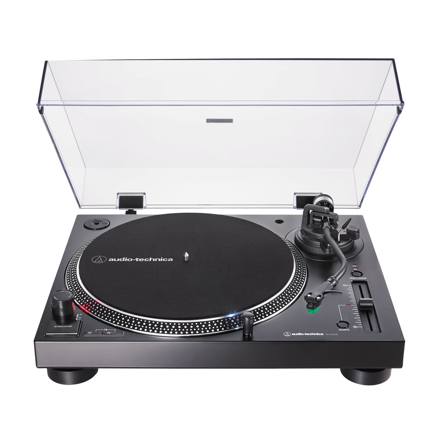 AUDIO TECHNICA - AT-LP120XUSB-BK - TOURNE-DISQUES à entraînement direct (Analogique et USB)