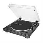 AUDIO TECHNICA - AT-LP60X-BK - Tourne-disque sans fil à entraînement par courroie avec Bluetooth - Noir