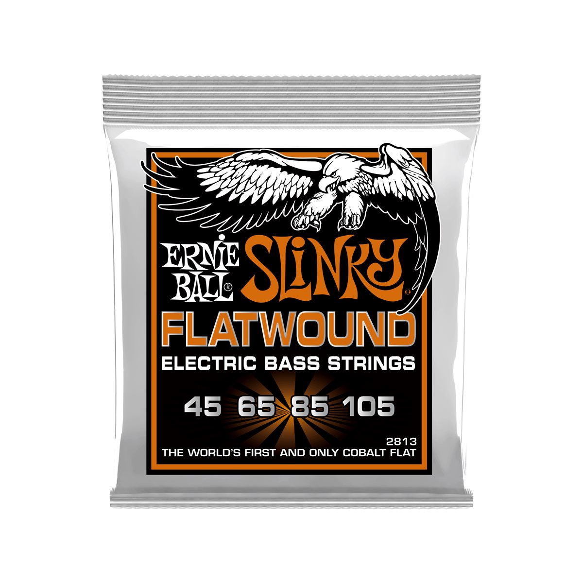 ERNIE BALL - BASS STRINGS - COBALT - FLATWOUND - 45-105