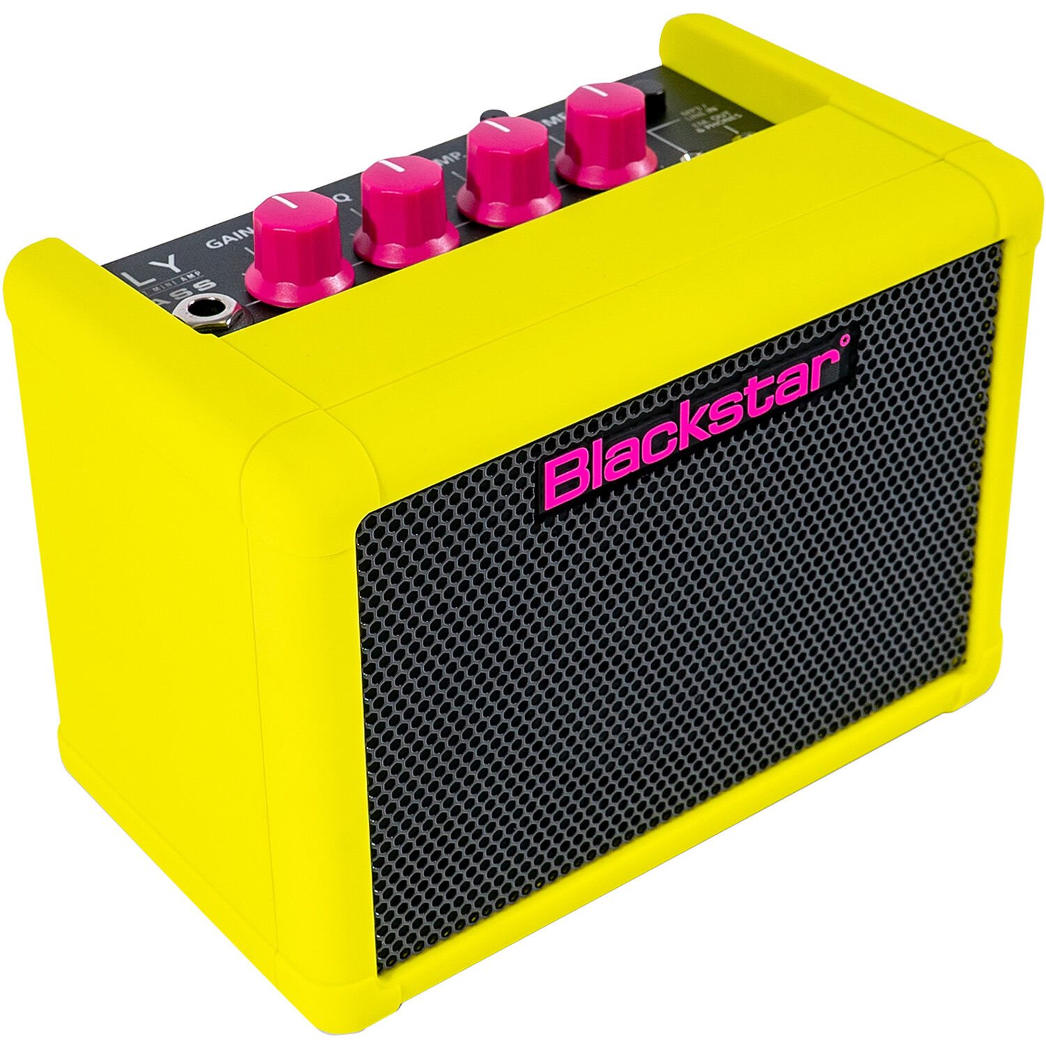BLAKCSTAR - FLY3BASSNY - Fly 3 Bass Neon Combo Amplifier - Neon Yellow