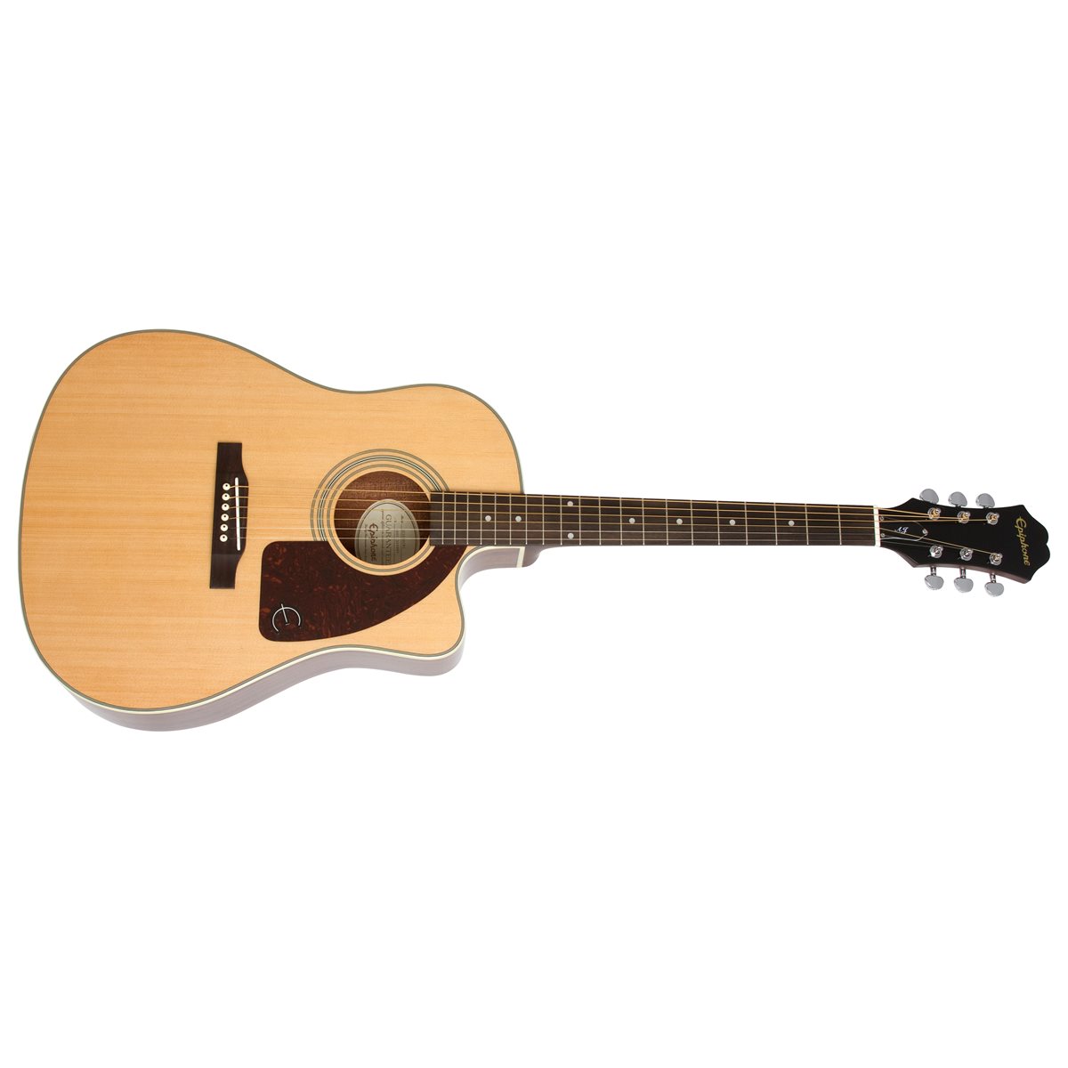 EPIPHONE - AJ-210 - Guitare Acoustique / Électrique avec / CUT AWAY - NATUREL