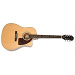 EPIPHONE - AJ-210 - Guitare Acoustique / Électrique avec / CUT AWAY - NATUREL