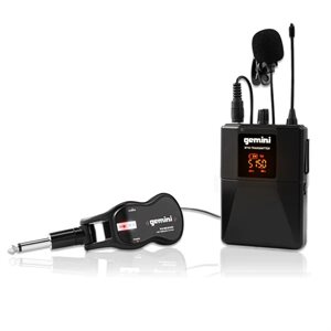 GEMINI - GMU-HSL100 - Système de microphone Lavalier sans fil