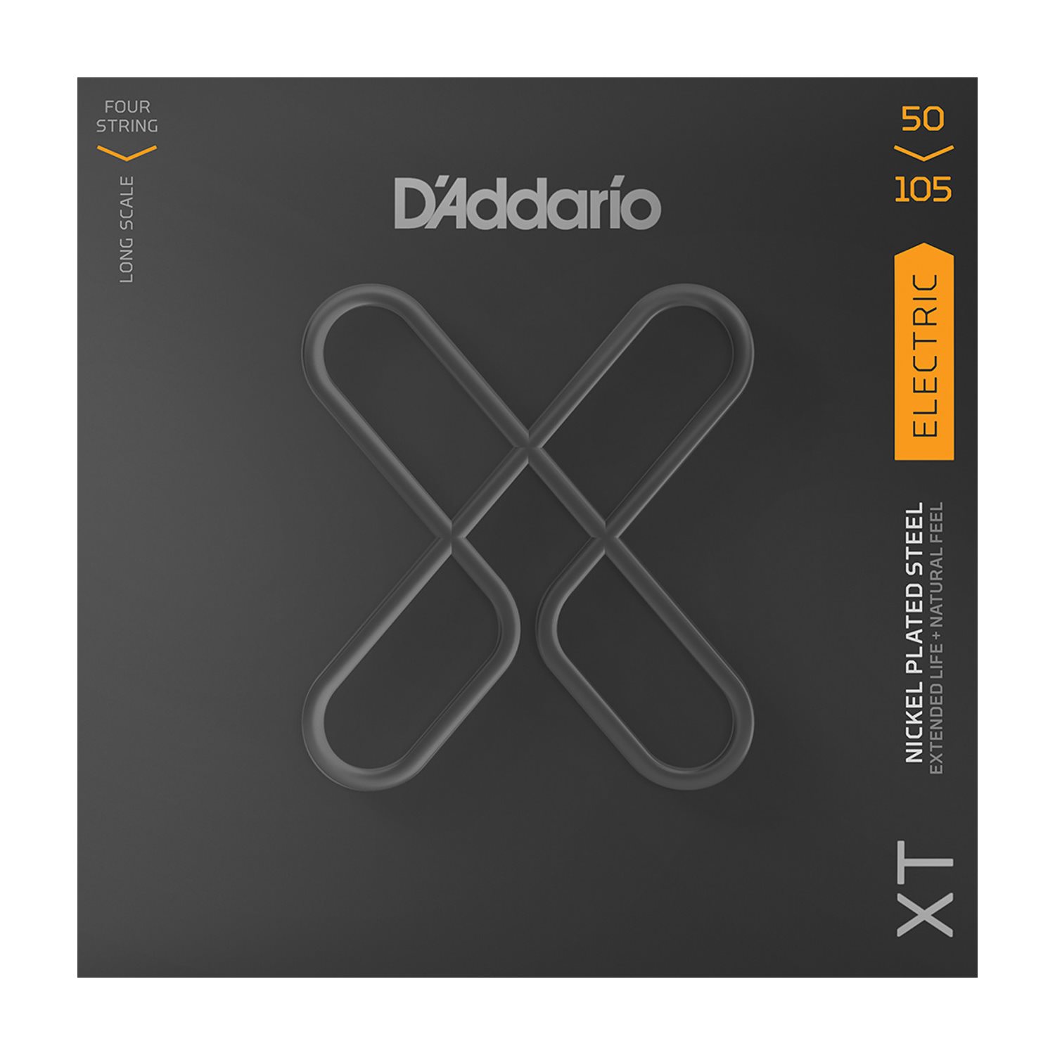 D'ADDARIO - XTB50105 - 4-String Electric Bass Guitar Strings - Nickel Plated - Long Scale - 50-105