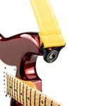 D'ADDARIO - AUTO LOCK GUITAR STRAP - Mellow Yellow