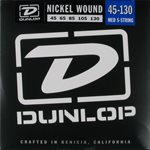 DUNLOP - DBN2025 - Cordes de basse électrique en acier nickelé 5 cordes - .045 - .130