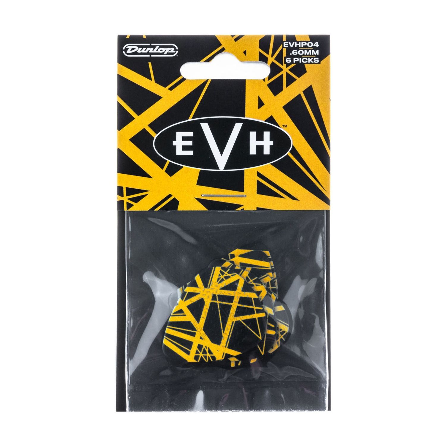 DUNLOP - EVHP04 - Eddie Van Halen VHII Max Grip .60mm - 6 Pack