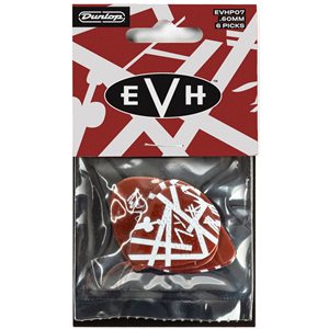 DUNLOP - EVHP07 - Eddie Van Halen Shark Guitar Max Grip .60mm - 6 Pack