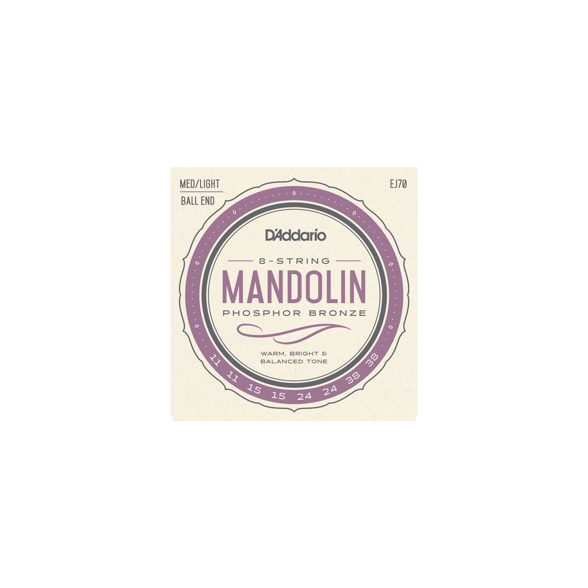 D'ADDARIO - EJ70 - mandolin strings - 11-38